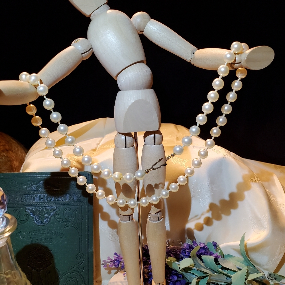 Faux Pearl Necklace